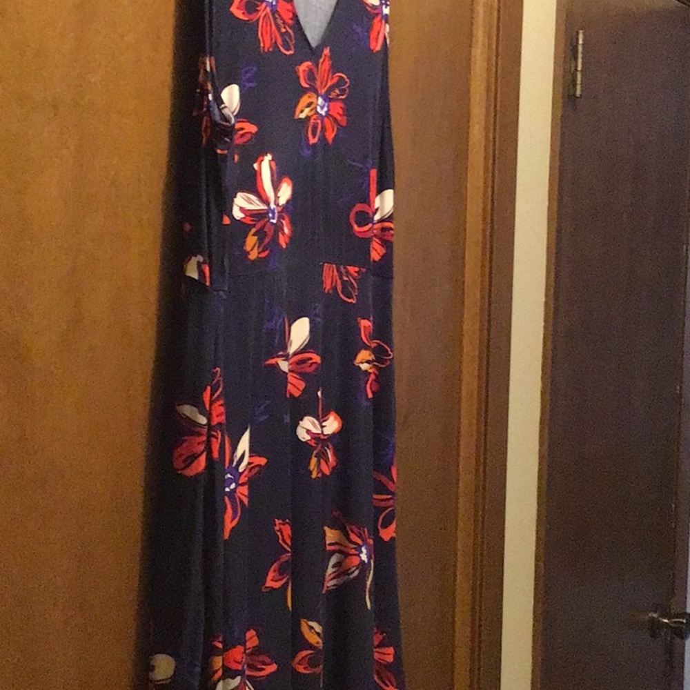 Floral Navy Dress XXL